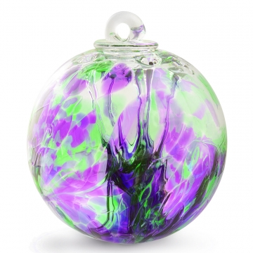 Witch Ball 6" IRIS BOUQUET